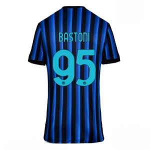 Inter Milan Alessandro Bastoni #95 Cheap Home Stadium Shirt for Women 2025-26 On Sale