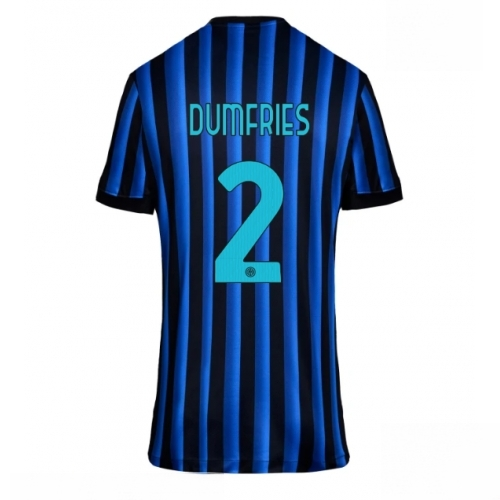 Inter Milan Denzel Dumfries #2 Cheap Home Stadium Shirt for Women 2025-26 On Sale