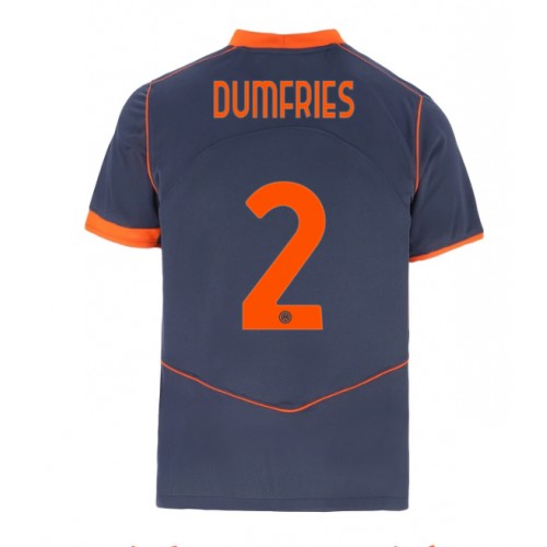 Inter Milan Denzel Dumfries #2 Cheap Third Stadium Shirt 2025-26 Mens Sale