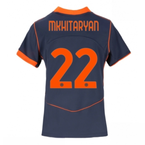 Inter Milan Henrikh Mkhitaryan #22 Cheap Third Stadium Shirt for Women 2025-26 On Sale