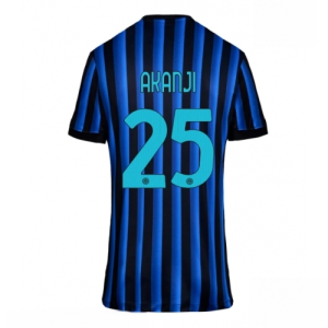 Inter Milan Manuel Akanji #25 Cheap Home Stadium Shirt for Women 2025-26 On Sale