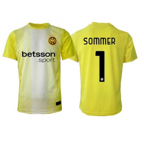 Inter Milan Yann Sommer #1 Goalkeeper Cheap Away Stadium Shirt 2025-26 Mens Sale