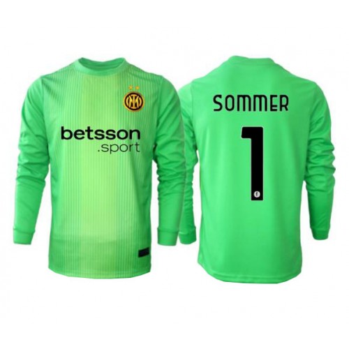 Inter Milan Yann Sommer #1 Goalkeeper Cheap Third Stadium Shirt 2025-26 Long Sleeve