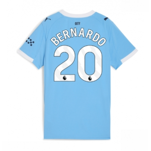 Manchester City Bernardo Silva #20 Cheap Home Stadium Shirt for Women 2025-26 UK Sale
