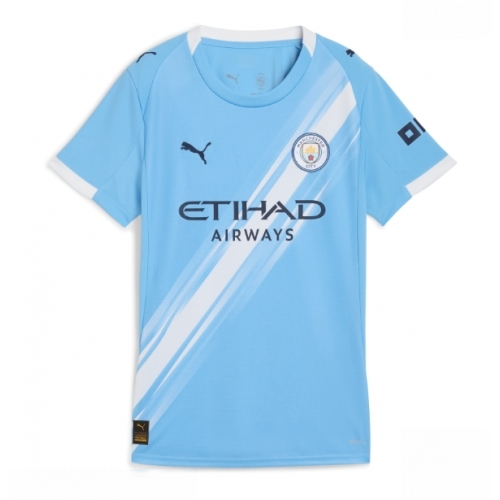 Manchester City Erling Haaland #9 Cheap Home Stadium Shirt for Women 2025-26 UK Sale