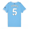 Manchester City John Stones #5 Cheap Home Stadium Shirt for Women 2025-26 UK Sale