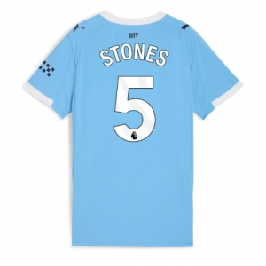 Manchester City John Stones #5 Cheap Home Stadium Shirt for Women 2025-26 UK Sale