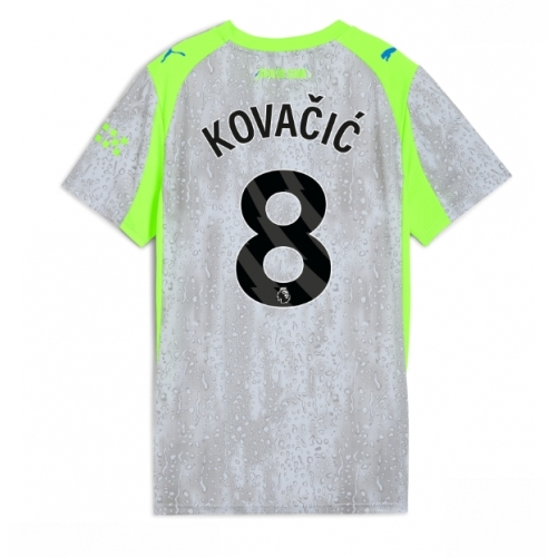 Manchester City Mateo Kovacic #8 Cheap Third Stadium Shirt for Women 2025-26 UK Sale