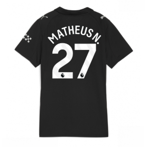 Manchester City Matheus Nunes #27 Cheap Away Stadium Shirt for Women 2025-26 UK Sale