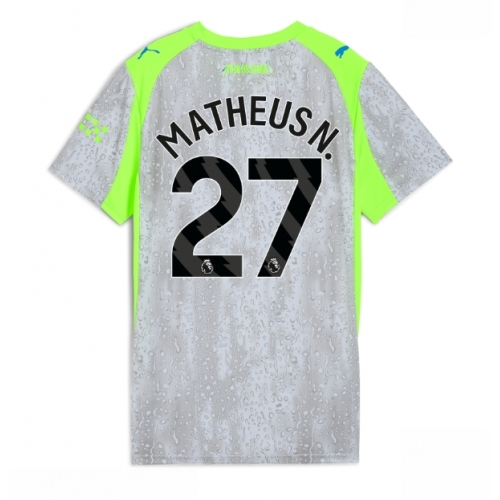 Manchester City Matheus Nunes #27 Cheap Third Stadium Shirt for Women 2025-26 UK Sale