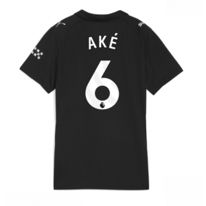 Manchester City Nathan Ake #6 Cheap Away Stadium Shirt for Women 2025-26 UK Sale