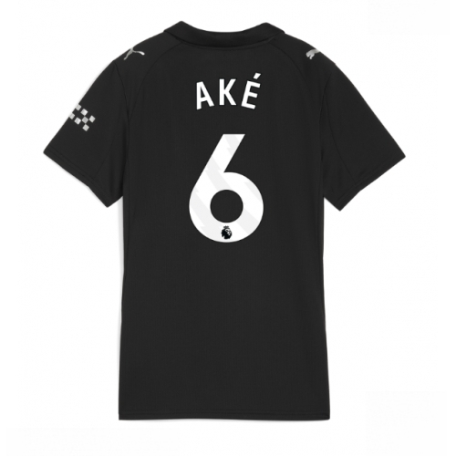 Manchester City Nathan Ake #6 Cheap Away Stadium Shirt for Women 2025-26 UK Sale