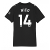 Manchester City Nico Gonzalez #14 Cheap Away Stadium Shirt for Women 2025-26 UK Sale