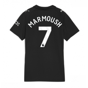 Manchester City Omar Marmoush #7 Cheap Away Stadium Shirt for Women 2025-26 UK Sale