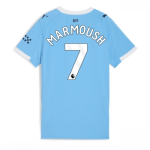 Manchester City Omar Marmoush #7 Cheap Home Stadium Shirt for Women 2025-26 UK Sale