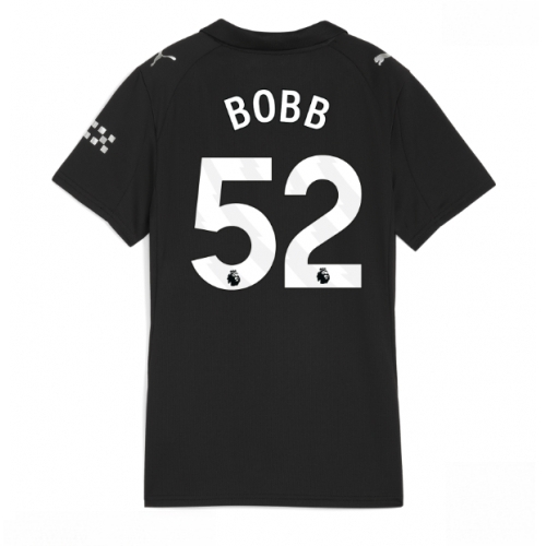 Manchester City Oscar Bobb #52 Cheap Away Stadium Shirt for Women 2025-26 UK Sale