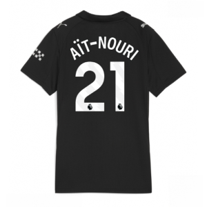Manchester City Rayan Ait-Nouri #21 Cheap Away Stadium Shirt for Women 2025-26 UK Sale