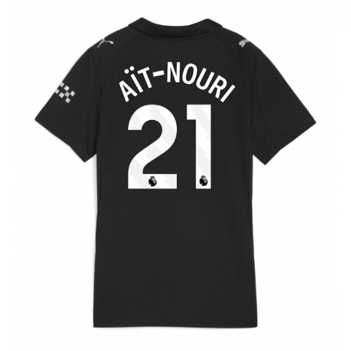 Manchester City Rayan Ait-Nouri #21 Cheap Away Stadium Shirt for Women 2025-26 UK Sale