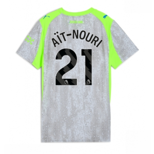 Manchester City Rayan Ait-Nouri #21 Cheap Third Stadium Shirt for Women 2025-26 UK Sale