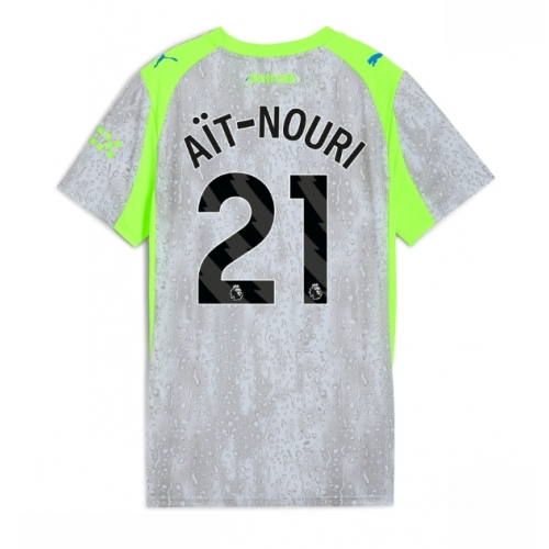 Manchester City Rayan Ait-Nouri #21 Cheap Third Stadium Shirt for Women 2025-26 UK Sale