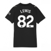 Manchester City Rico Lewis #82 Cheap Away Stadium Shirt for Women 2025-26 UK Sale