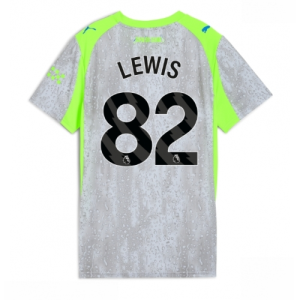 Manchester City Rico Lewis #82 Cheap Third Stadium Shirt for Women 2025-26 UK Sale