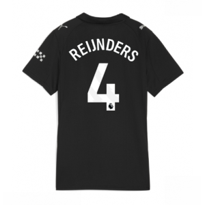 Manchester City Tijjani Reijnders #4 Cheap Away Stadium Shirt for Women 2025-26 UK Sale