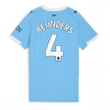 Manchester City Tijjani Reijnders #4 Cheap Home Stadium Shirt for Women 2025-26 UK Sale