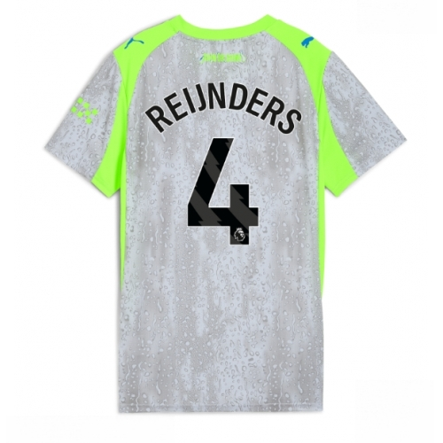 Manchester City Tijjani Reijnders #4 Cheap Third Stadium Shirt for Women 2025-26 UK Sale