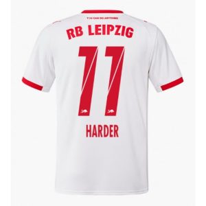 RB Leipzig Conrad Harder #11 Cheap Home Stadium Shirt 2025-26 for Men