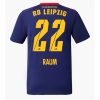 RB Leipzig David Raum #22 Cheap Away Stadium Shirt 2025-26 for Men