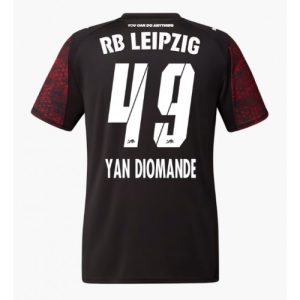 RB Leipzig Yan Diomande #49 Cheap Third Stadium Shirt 2025-26 for Men