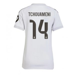Real Madrid Aurelien Tchouameni #14 Cheap Home Stadium Shirt for Women 2025-26 UK Sale