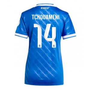 Real Madrid Aurelien Tchouameni #14 Cheap Third Stadium Shirt for Women 2025-26 UK Sale