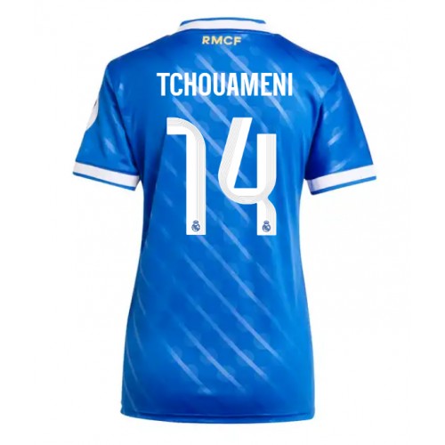 Real Madrid Aurelien Tchouameni #14 Cheap Third Stadium Shirt for Women 2025-26 UK Sale