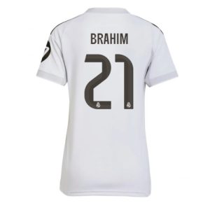 Real Madrid Brahim Diaz #21 Cheap Home Stadium Shirt for Women 2025-26 UK Sale