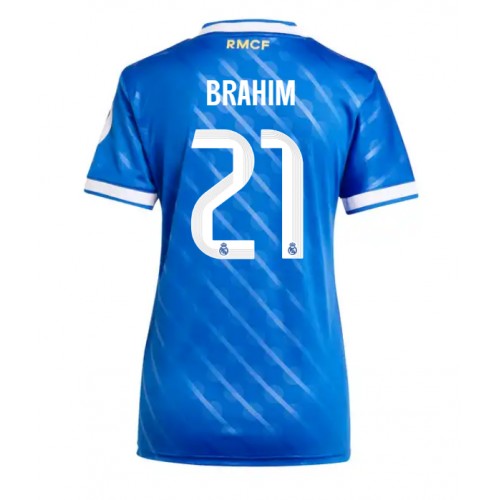 Real Madrid Brahim Diaz #21 Cheap Third Stadium Shirt for Women 2025-26 UK Sale