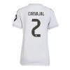 Real Madrid Daniel Carvajal #2 Cheap Home Stadium Shirt for Women 2025-26 UK Sale
