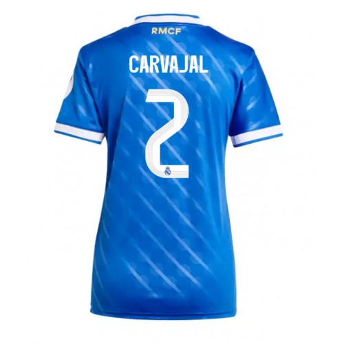 Real Madrid Daniel Carvajal #2 Cheap Third Stadium Shirt for Women 2025-26 UK Sale