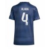 Real Madrid David Alaba #4 Cheap Away Stadium Shirt for Women 2025-26 UK Sale