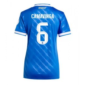 Real Madrid Eduardo Camavinga #6 Cheap Third Stadium Shirt for Women 2025-26 UK Sale