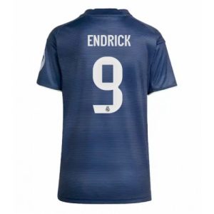 Real Madrid Endrick #9 Cheap Away Stadium Shirt for Women 2025-26 UK Sale