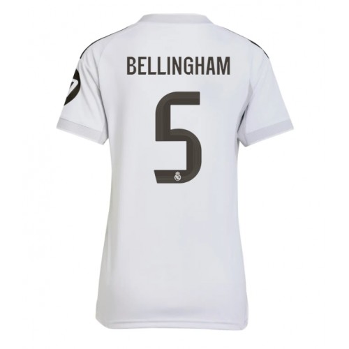 Real Madrid Jude Bellingham #5 Cheap Home Stadium Shirt for Women 2025-26 UK Sale