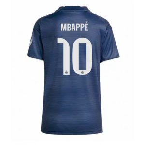 Real Madrid Kylian Mbappe #10 Cheap Away Stadium Shirt for Women 2025-26 UK Sale