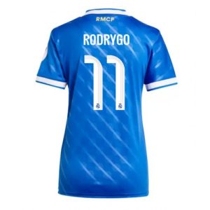 Real Madrid Rodrygo Goes #11 Cheap Third Stadium Shirt for Women 2025-26 UK Sale