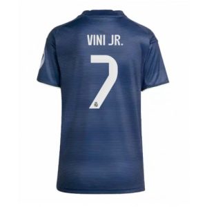 Real Madrid Vinicius Junior #7 Cheap Away Stadium Shirt for Women 2025-26 UK Sale