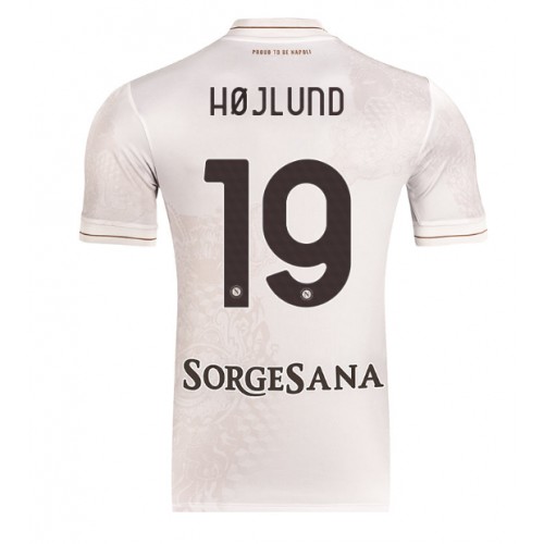SSC Napoli Rasmus Hojlund #19 Cheap Away Stadium Shirt 2025-26 For Sale