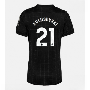 Tottenham Hotspur Dejan Kulusevski #21 Cheap Away Stadium Shirt for Women 2025-26 UK Sale