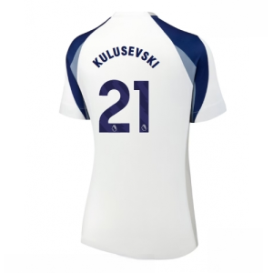 Tottenham Hotspur Dejan Kulusevski #21 Cheap Home Stadium Shirt for Women 2025-26 UK Sale