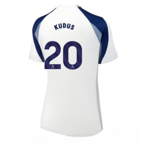 Tottenham Hotspur Mohammed Kudus #20 Cheap Home Stadium Shirt for Women 2025-26 UK Sale